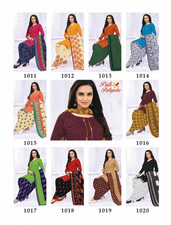 Laado Priti Patiyala Vol-10 Cotton Printed Dress Materials